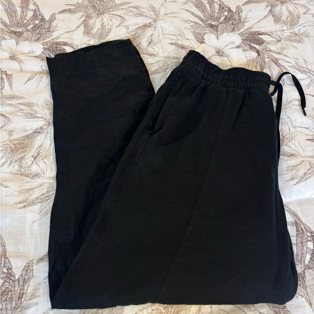 Athleta Retreat Linen Ankle Pants